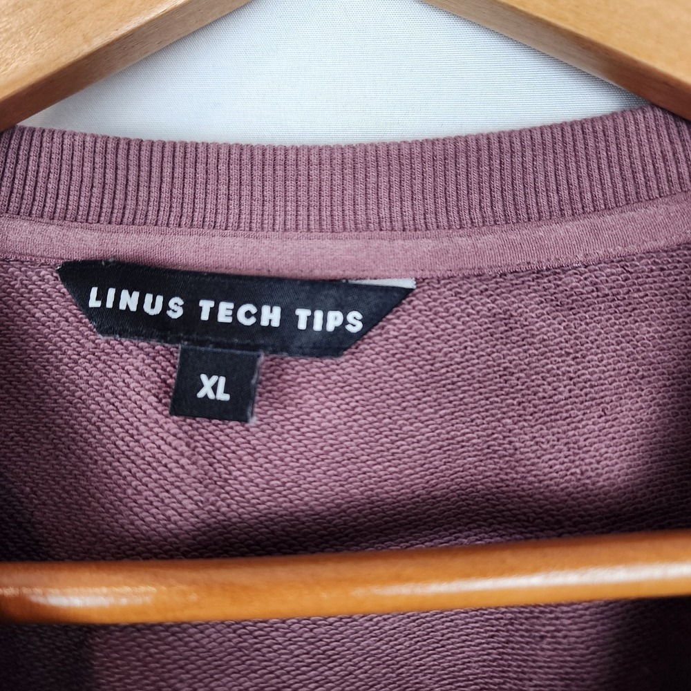 Linus Tech Tips Mauve Purple Pullover Sweatshirt … - image 5